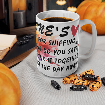 Colorful Wine-Themed Ceramic Coffee Mug - Perfect for Celebrations and Toasts
