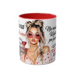 Kubek Dwukolorowy „Zajebista Edition” 330ml / 11oz – Prezent dla Kobiety |