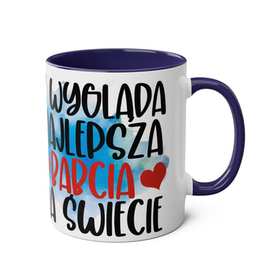 Najlepsza Babcia Kubek Dwukolorowy