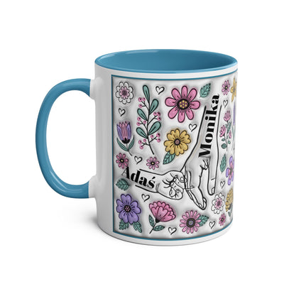 Two-Tone Coffee Mugs, 11oz