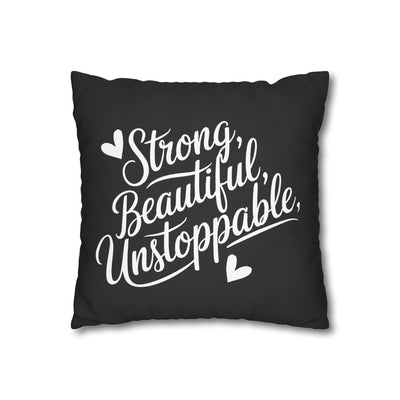 Canvas Pillowcase - Chic Retro Print Stylish Home Decor