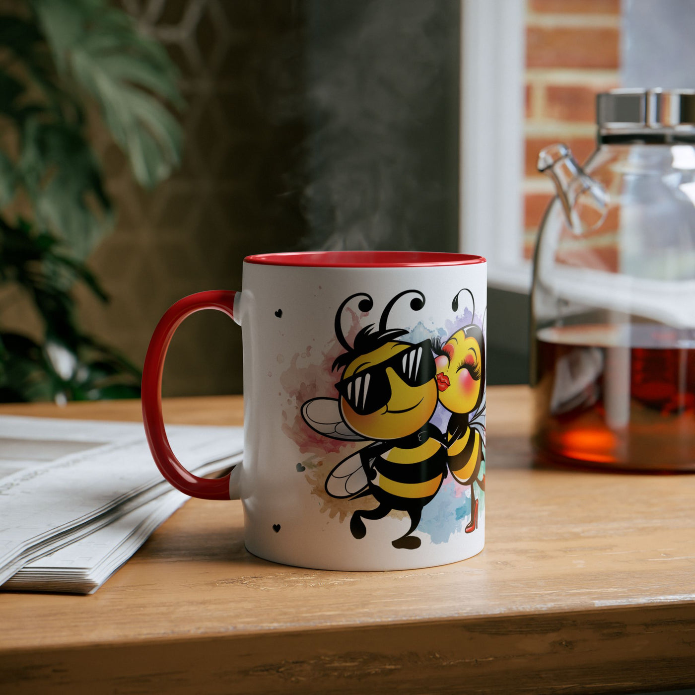 Najlpesze na stres...Kubek Dwukolorowy, Couple Coffee Mug - Two-Tone 11oz