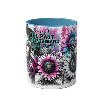 Forget The Past - Two-Tone Afirmation Mug