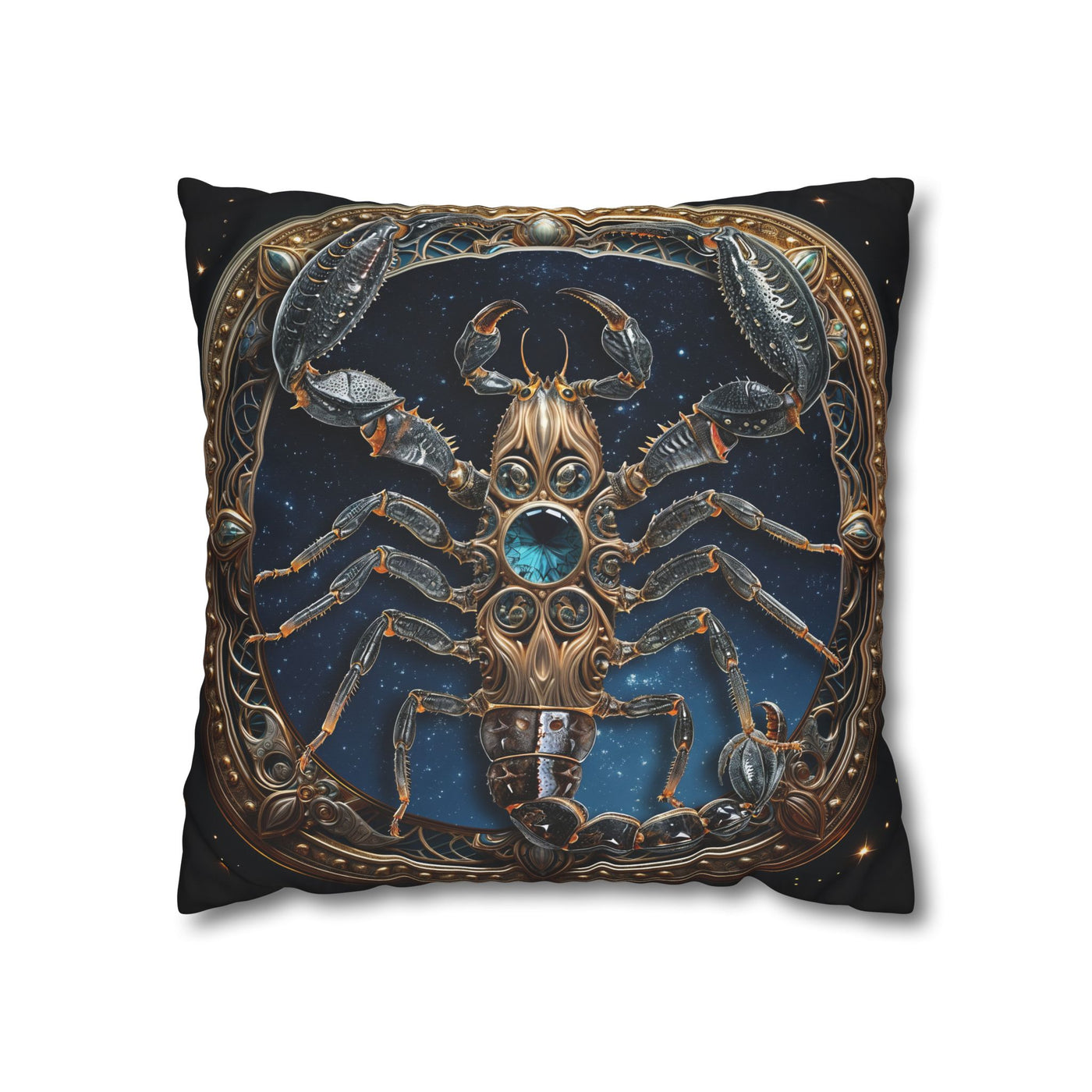 Astrological Zodiac Scorpio Poly Canvas Pillowcase - Celestial Home Decor