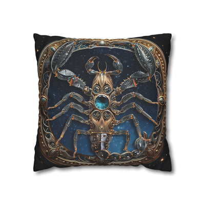 Astrological Zodiac Scorpio Poly Canvas Pillowcase - Celestial Home Decor