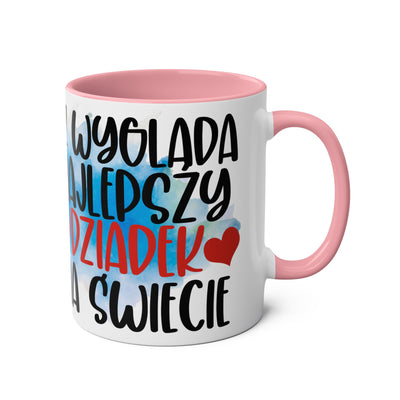 Najlepszy Dziadek Kubek Dwukolorowy