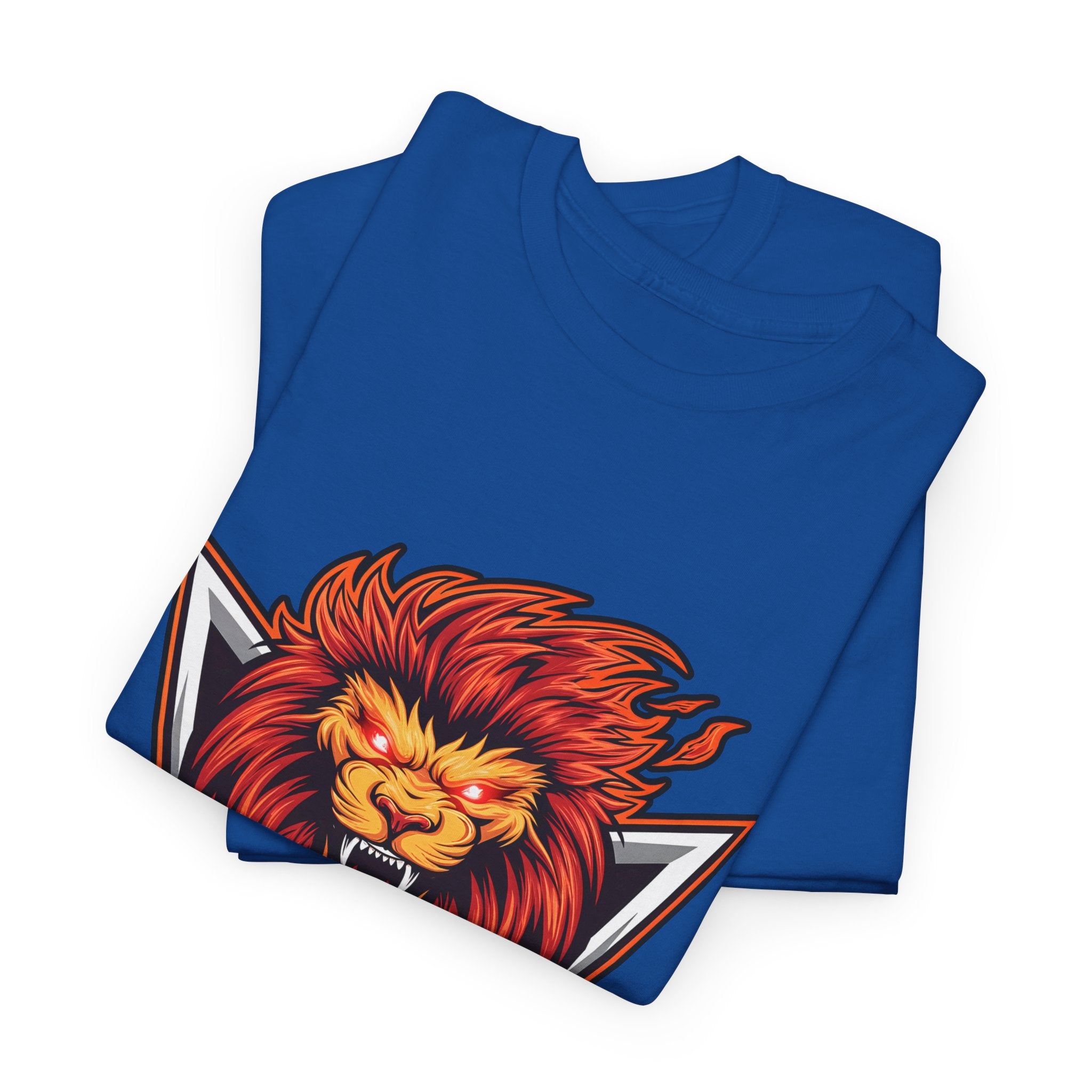 Motivational Lion Graphic Tee - 'No Excuses, Just Results'