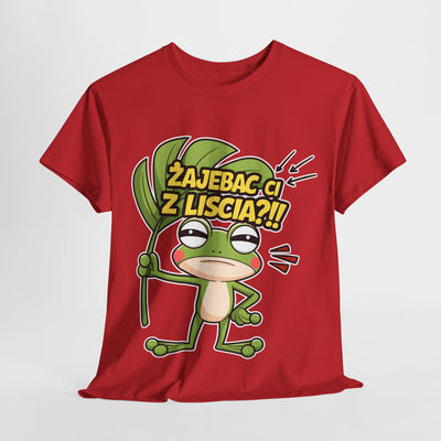 "Żajebać Ci z liścia?" Koszulka, Funny T-Shirt