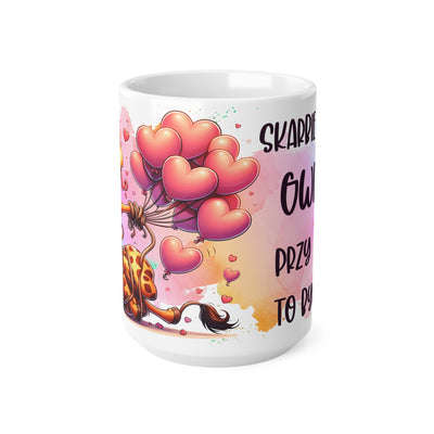 Skarbie Ty mój - Biały Kubek Ceramiczny / Dwa Rozmiary