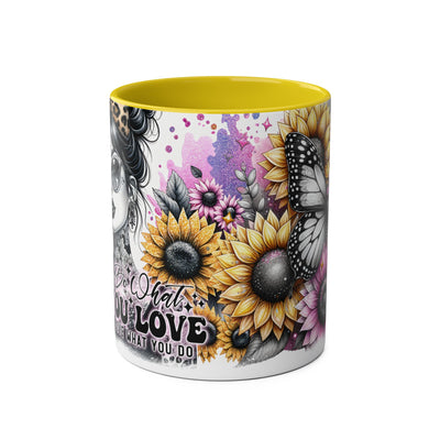 Do What You Love to do-Two-Tone Coffee Mug