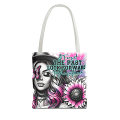 "Forget the Past" Tote Bag (AOP)