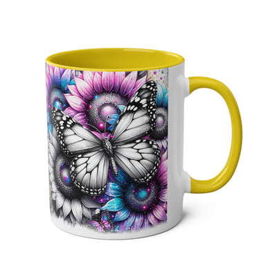 Be Happy Two-Tone Afirmation Mug