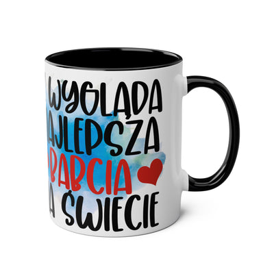 Najlepsza Babcia Kubek Dwukolorowy
