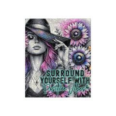 "Surround Yourself with..."  Crushed Velvet Blanket