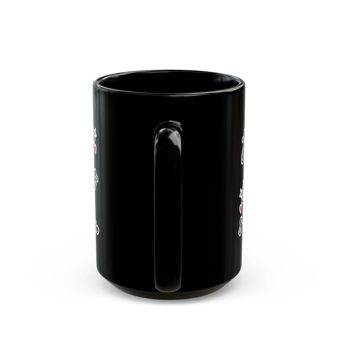 Mug - Jestem tak Zajebista - Black Coffee Mug - Fun Skull Design for Coffee Lovers