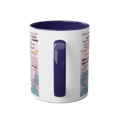 Mom Life Two-Tone Coffee Mugs, 11oz