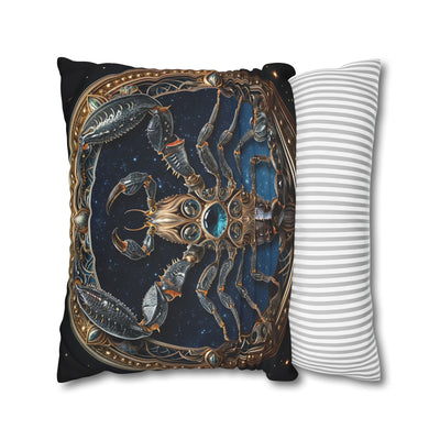 Astrological Zodiac Scorpio Poly Canvas Pillowcase - Celestial Home Decor