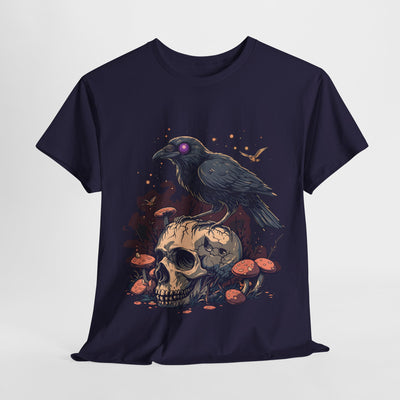 Raven on the Skull Horror T-shirt