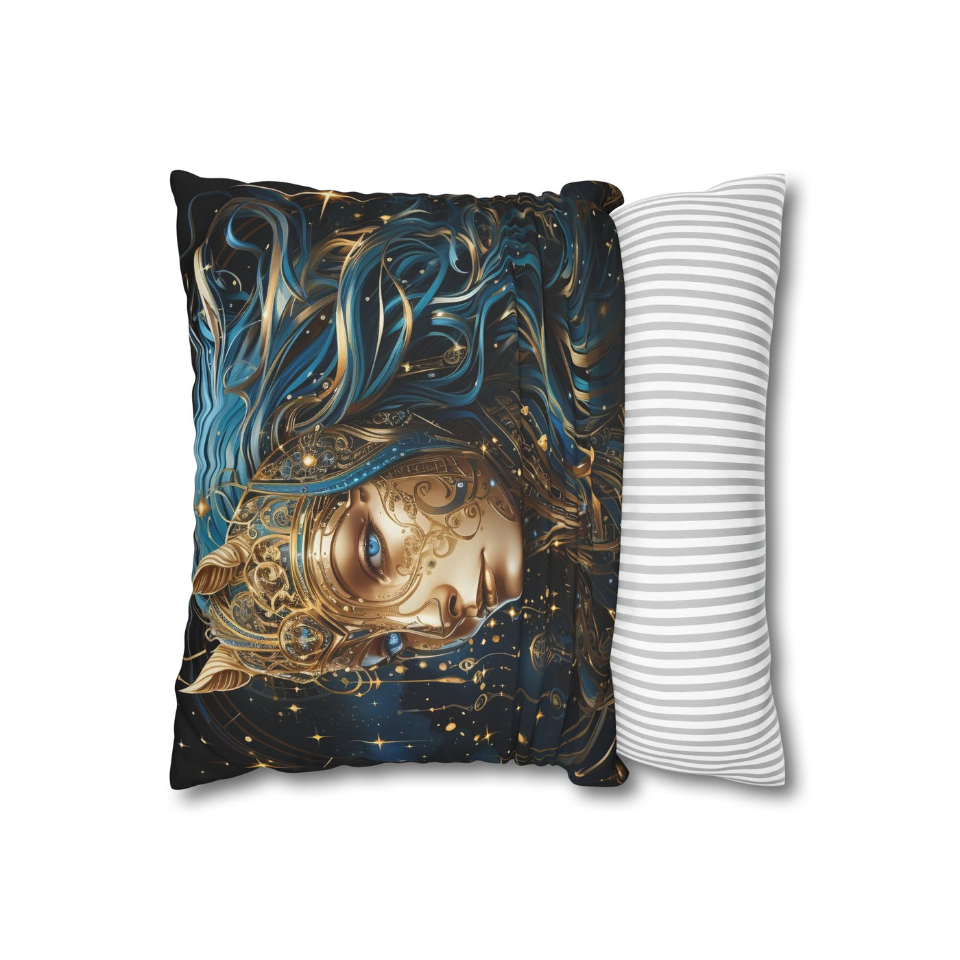 Artistic Sagittarius Zodiac Poly Canvas Pillowcase - Enchanted Home Decor