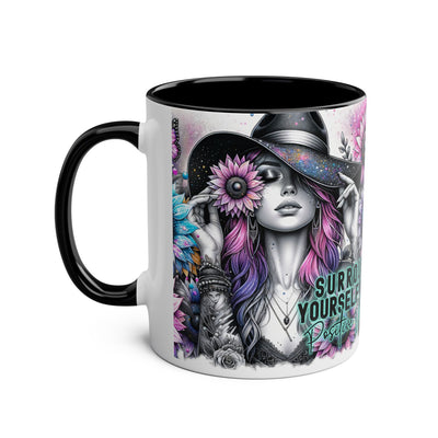 Surround Yourself - Two-Tone Afirmation Mugs