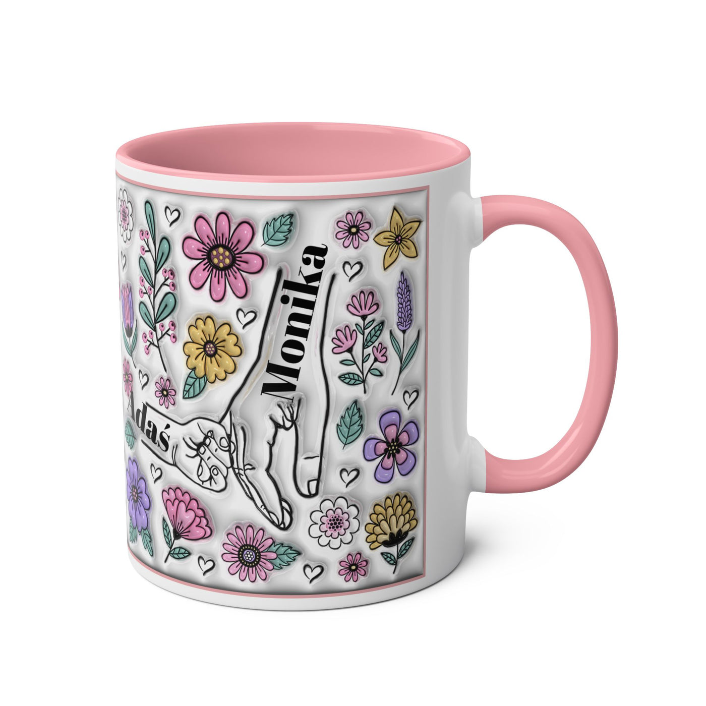 Two-Tone Coffee Mugs, 11oz