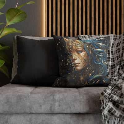 Artistic Sagittarius Zodiac Poly Canvas Pillowcase - Enchanted Home Decor