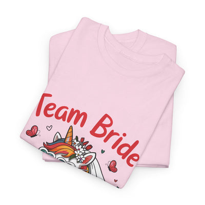 Team Bride Unicorn T-Shirt - Fun Bachelorette Party Shirt