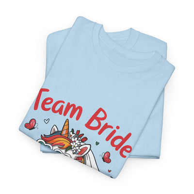 Team Bride Unicorn T-Shirt - Fun Bachelorette Party Shirt