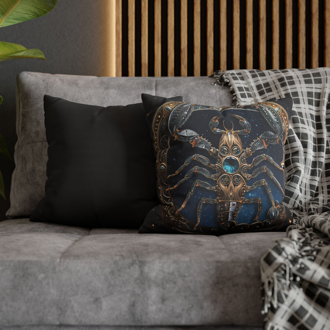 Astrological Zodiac Scorpio Poly Canvas Pillowcase - Celestial Home Decor