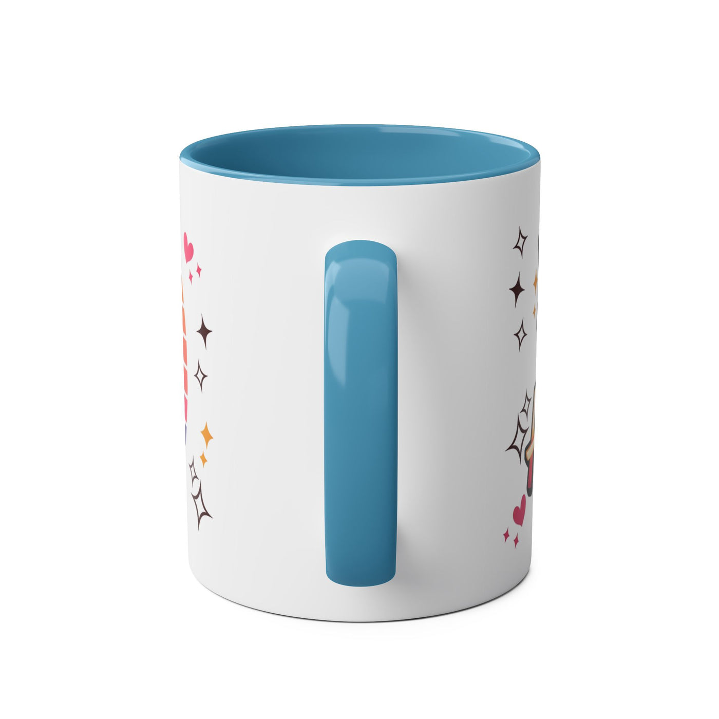 Unicorn Two-Tone Coffee Mug - 11oz Born to Be Awesome Design