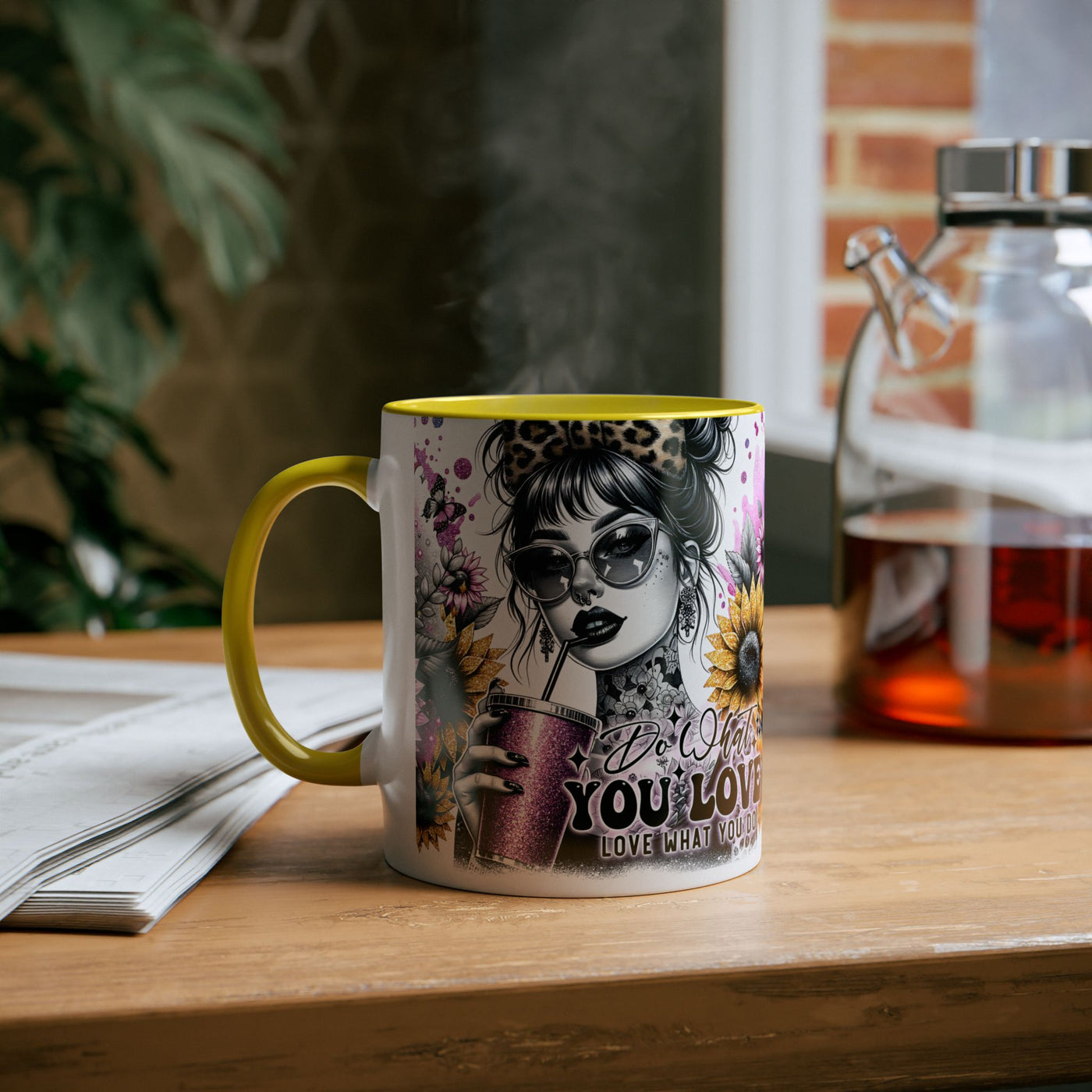 Do What You Love to do-Two-Tone Coffee Mug