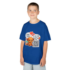 Personalized Kids QR Code T-Shirt – Secret Message Design | Unique Reveal Gift Idea