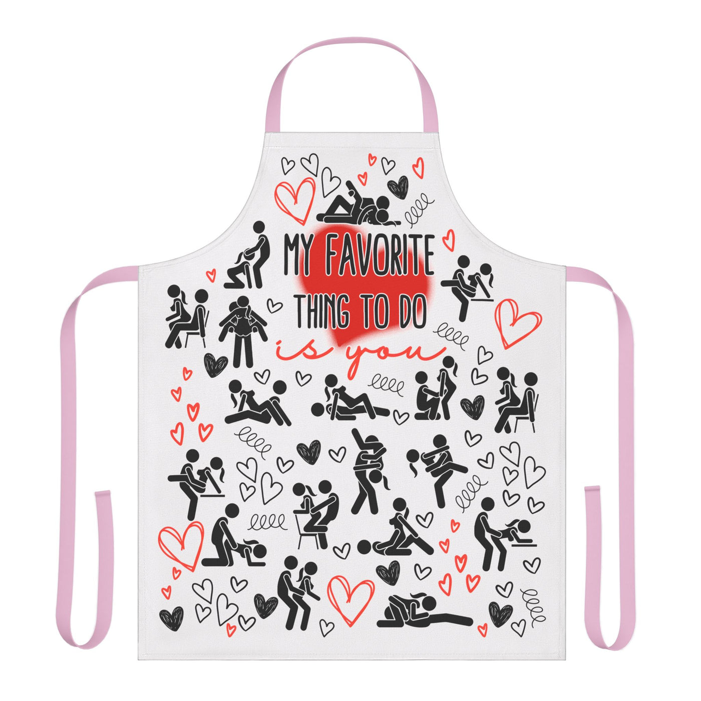Kitchen Apron with Sex Positions