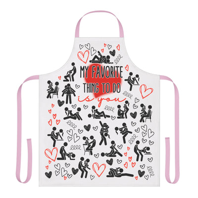 Kitchen Apron with Sex Positions