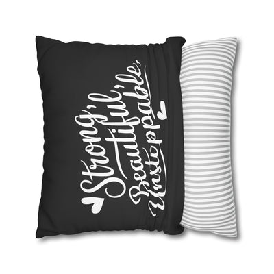 Canvas Pillowcase - Chic Retro Print Stylish Home Decor