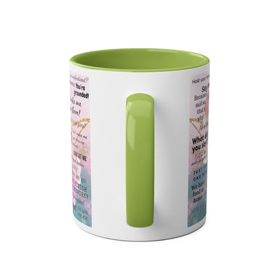 Mom Life Two-Tone Coffee Mugs, 11oz