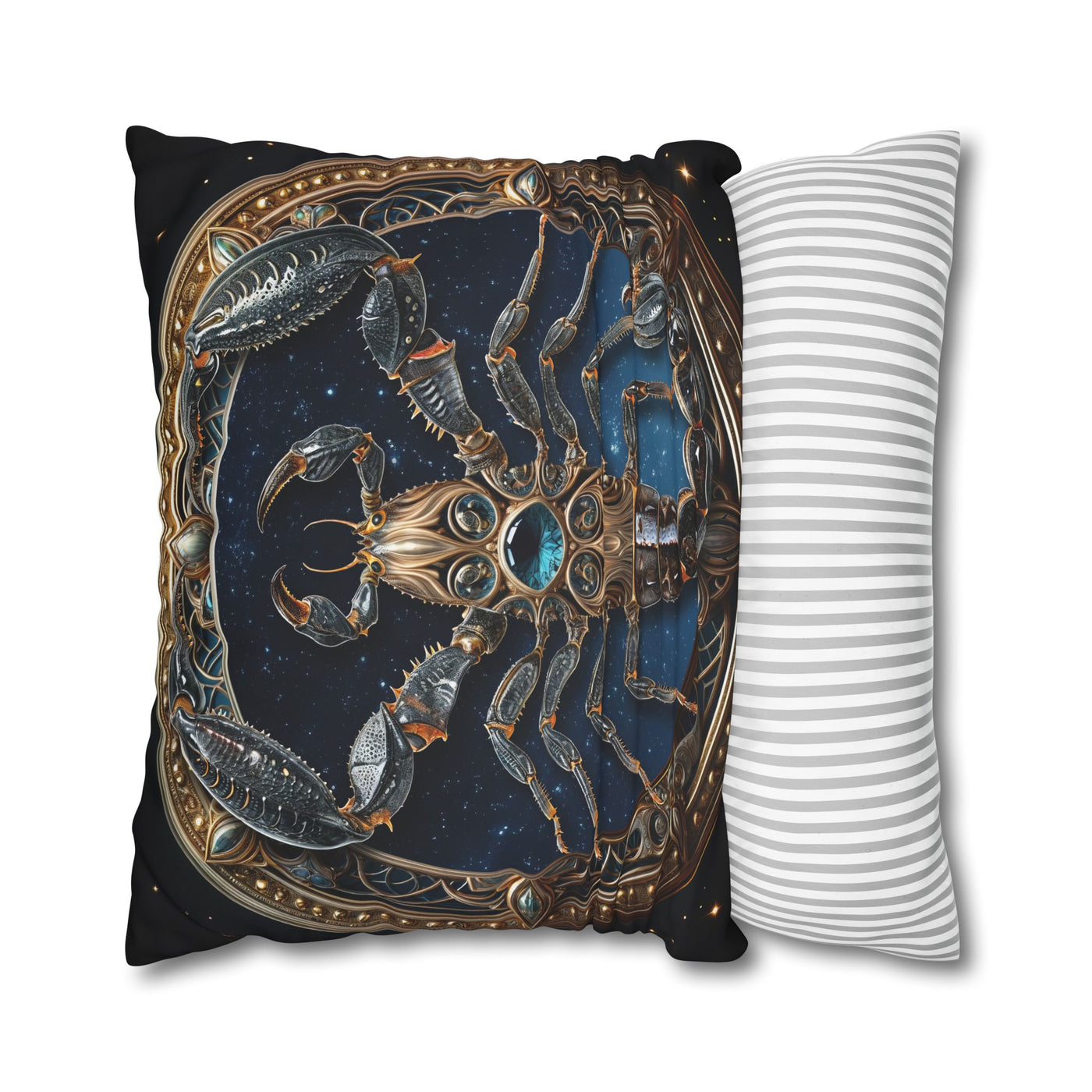 Astrological Zodiac Scorpio Poly Canvas Pillowcase - Celestial Home Decor
