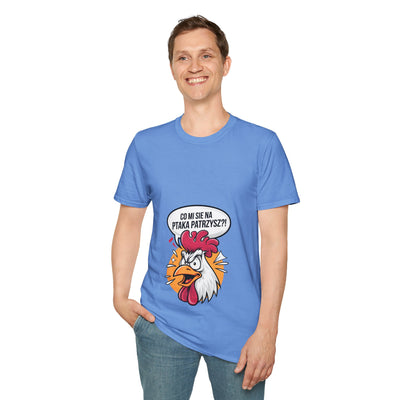 "Czego mi się na ptaka patrzysz" Koszulka, Funny T-Shirt
