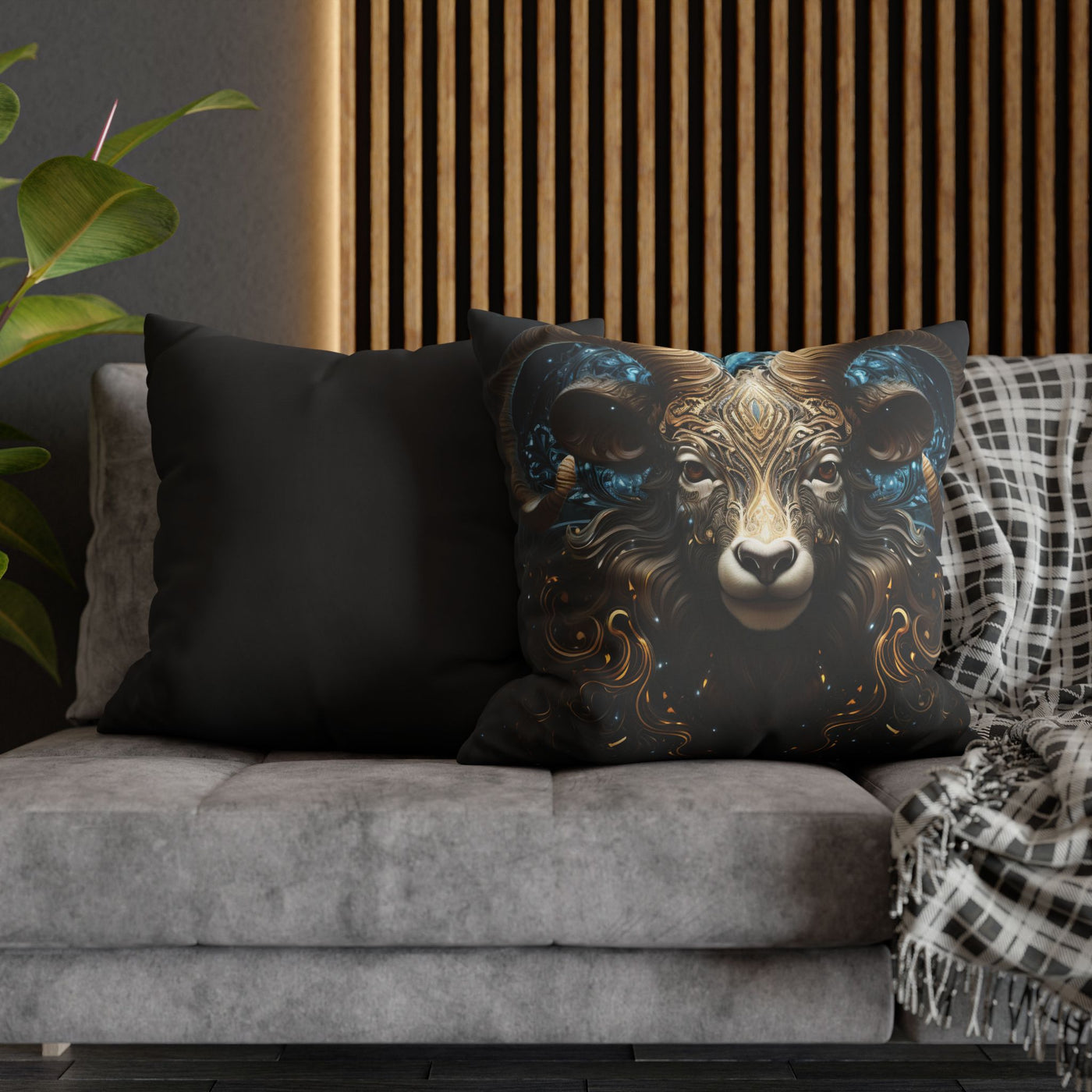 Artistic Aries Zodiac Design Pillowcase for Home Decor
