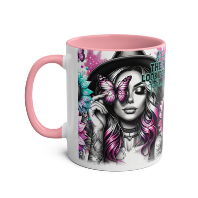 Forget The Past - Two-Tone Afirmation Mug
