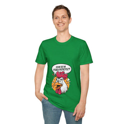 "Czego mi się na ptaka patrzysz" Koszulka, Funny T-Shirt