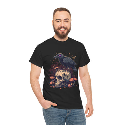 Raven on the Skull Horror T-shirt