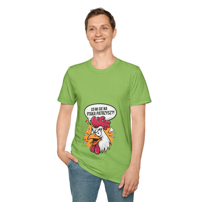 "Czego mi się na ptaka patrzysz" Koszulka, Funny T-Shirt