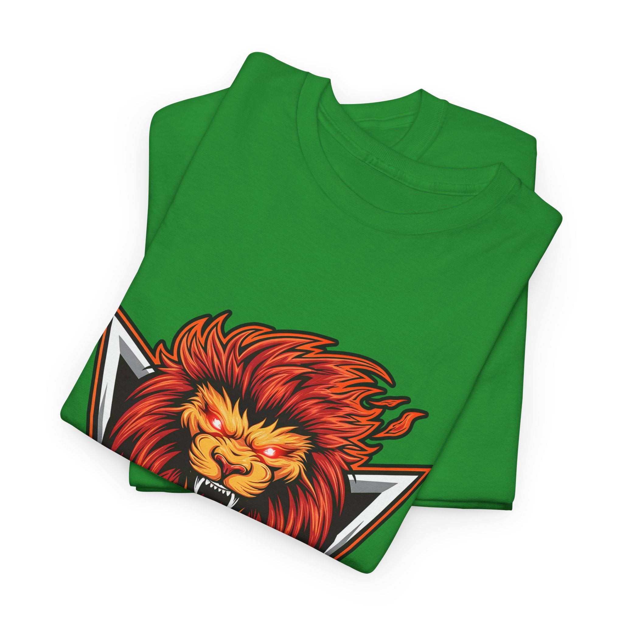 Motivational Lion Graphic Tee - 'No Excuses, Just Results'