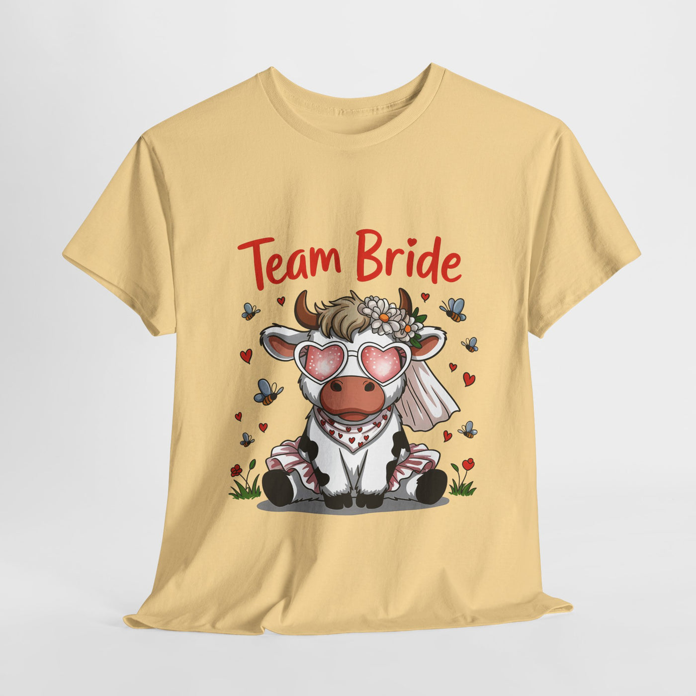 Cow Team Bride Unisex Tee | Fun Bridal Party Shirt