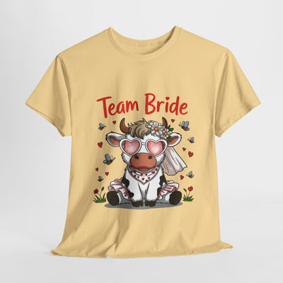 Cow Team Bride Unisex Tee | Fun Bridal Party Shirt