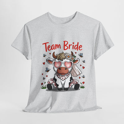 Cow Team Bride Unisex Tee | Fun Bridal Party Shirt