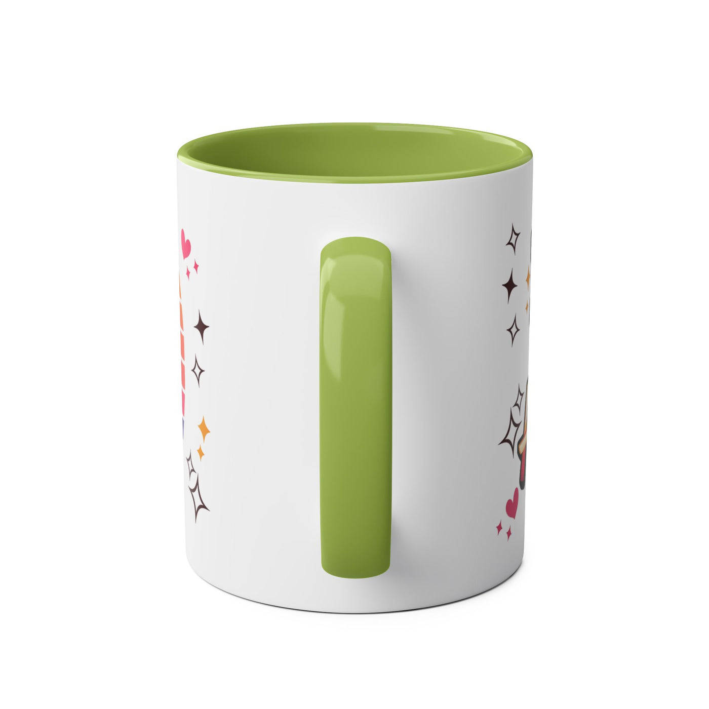 Unicorn Two-Tone Coffee Mug - 11oz Born to Be Awesome Design