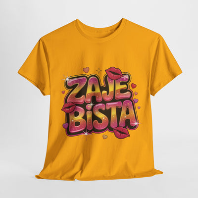 Zabawna koszulkaz  bawełny - koszulka z grafiką „Zajebista”