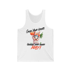 Crush Your Limits Unisex Jersey Tank - Motivational Fitness Top